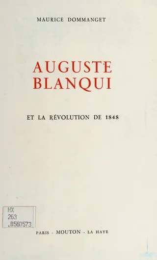 Couverture — Auguste Blanqui