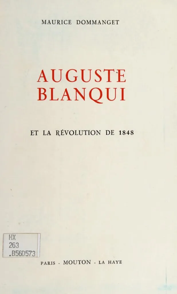 Couverture — Auguste Blanqui