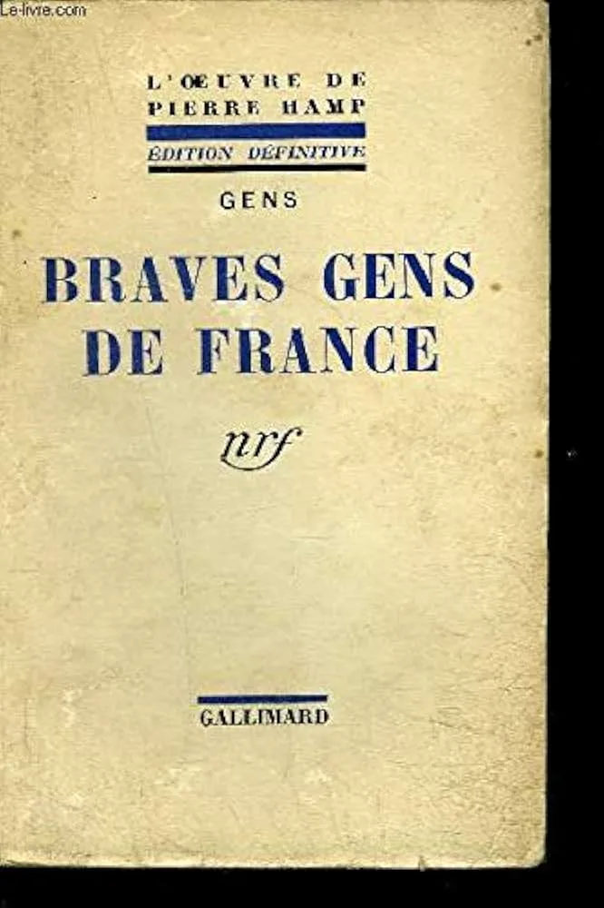 Couverture — Braves gens de France