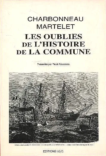 Couverture — Charbonneau. Martelet. Les oubliés de l'histoire de la Commune