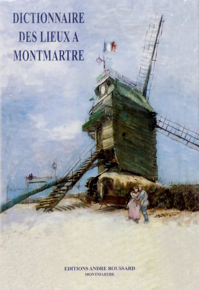 Couverture — Dictionnaire des lieux à Montmartre
