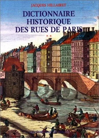 Couverture — Dictionnaire historique des rues de Paris