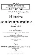 Couverture — Histoire contemporaine