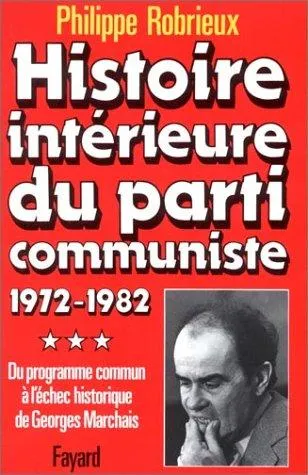 Couverture — Histoire intérieure du Parti Communiste