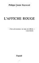 Couverture — L'Affiche rouge