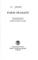 Couverture — Le Paysan de Paris
