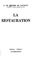 Couverture — Nouvelle histoire de Paris. La Restauration