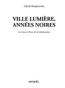 Couverture — Ville lumière, années noires