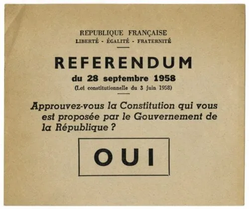 cinquieme republique