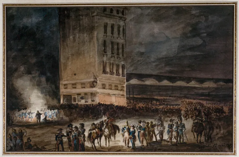Nuit du 12 mai 1839, place du Carrousel