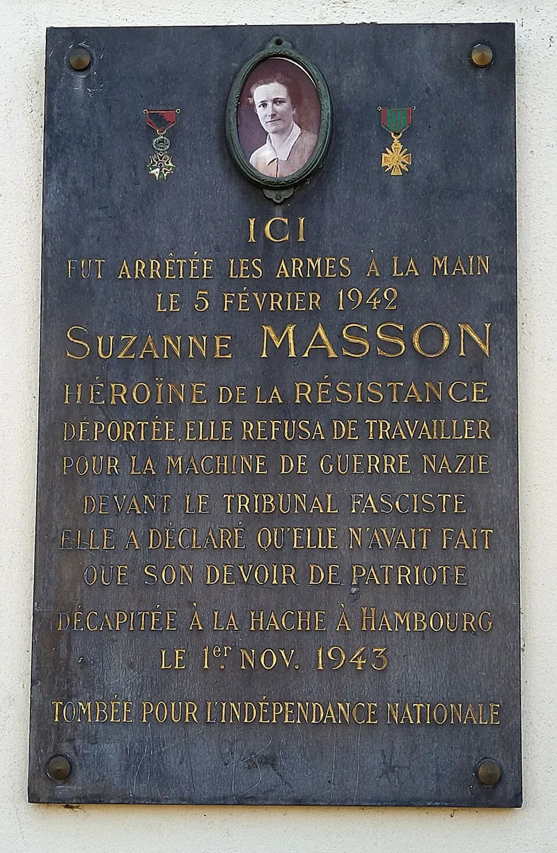 Arrestation de Suzanne Masson