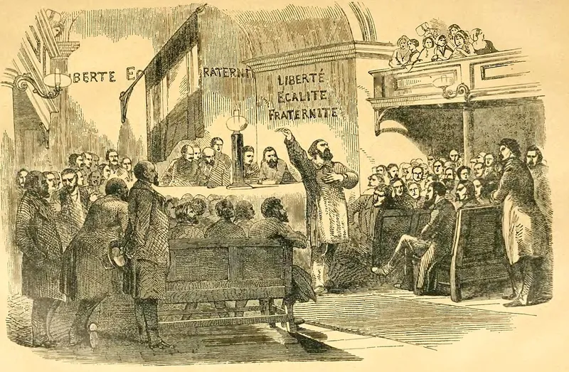 Baudelaire et Dupont adhèrent à la société créée par Blanqui