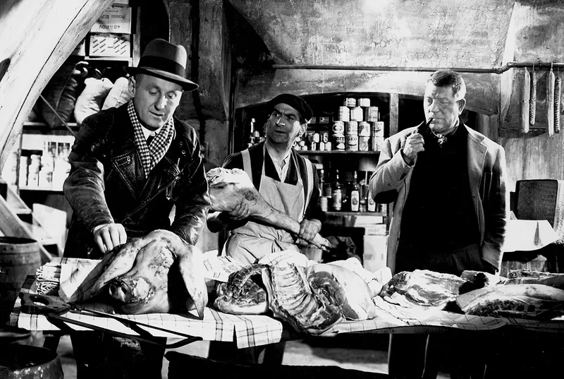 Boucherie classée du film "La Traversée de Paris"