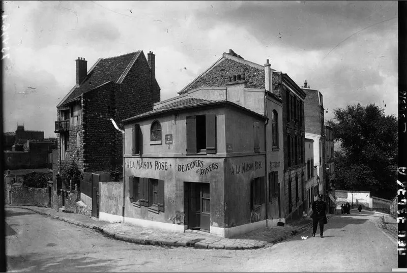 La Maison Rose en 1910, Agence Meurisse, Wikimedia