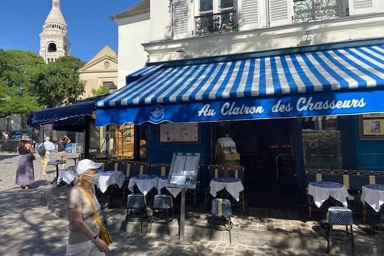 Café où Marcel Aymé vient faire sa partie de cartes