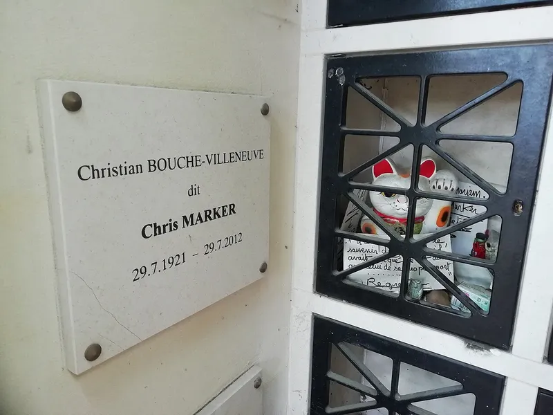 Photographie : case de Chris Marker, cimetière du Montparnasse