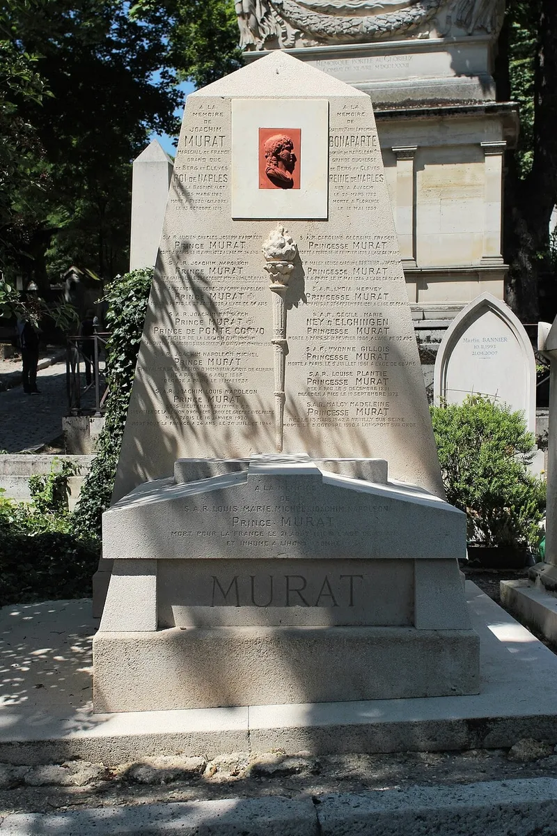 Photographie : le monument de Joachim Murat au cimetière du Père-Lachaise