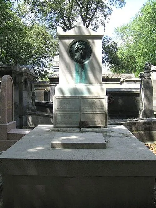 Photographie : la tombe où repose le cœur de Jacques-Louis David au cimetière du Père-Lachaise