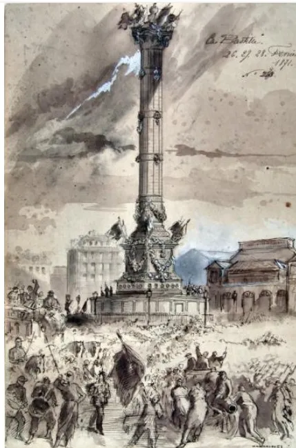 Commémoration de la Révolution de 1848 par la Garde nationale