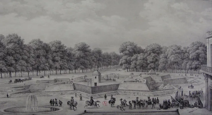 Construction d'une forteresse miniature pour le jeune Louis XIV