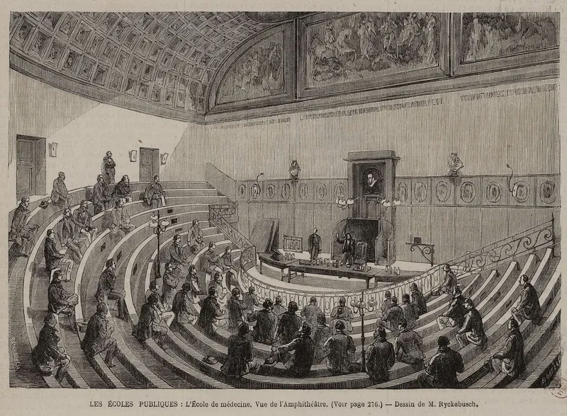 Réunion de la Fédération des artistes 13 avril 1871, amphitheatre de l'école de medecine, Carnavalet