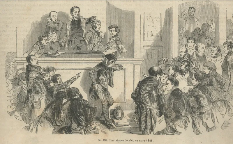 Création du Club du 2 Mars, très actif pendant les journées de Juin 1848