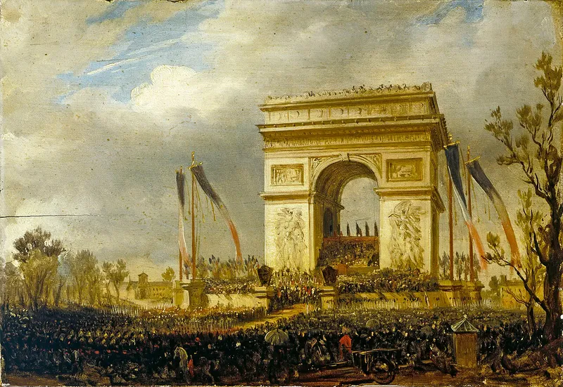 Défilé de 200 000 hommes, Garde nationale, garde mobile, troupes...