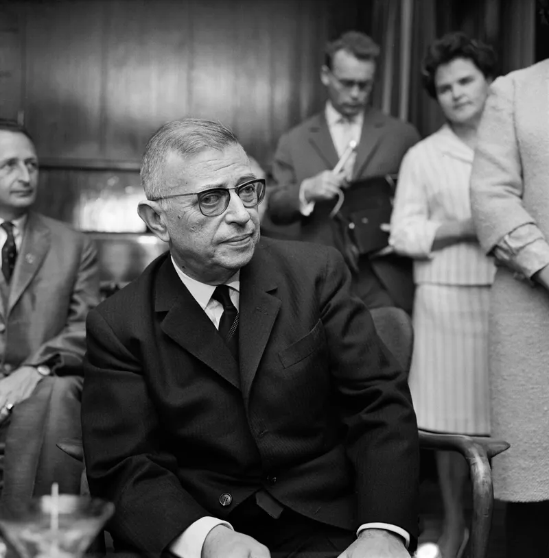 Demeure de Jean-Paul Sartre qui meurt à l'hôpital Broussais
