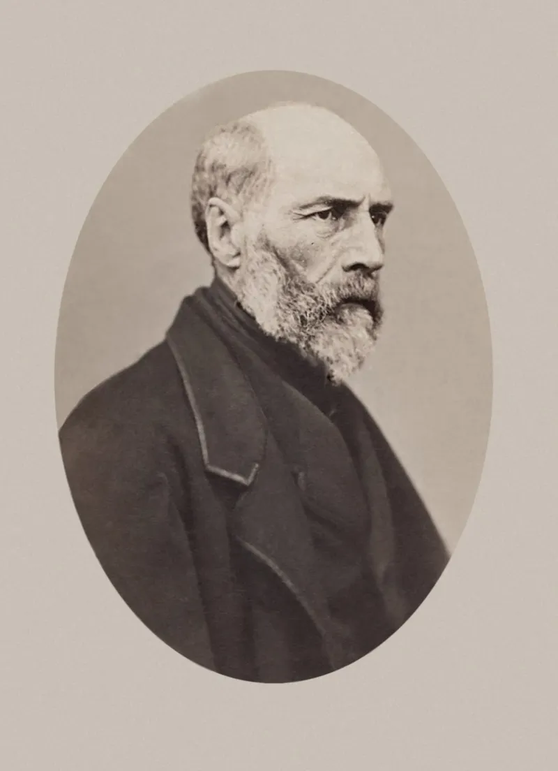 Photographie : portrait d’Armand Barbès, âgé, barbe blanche