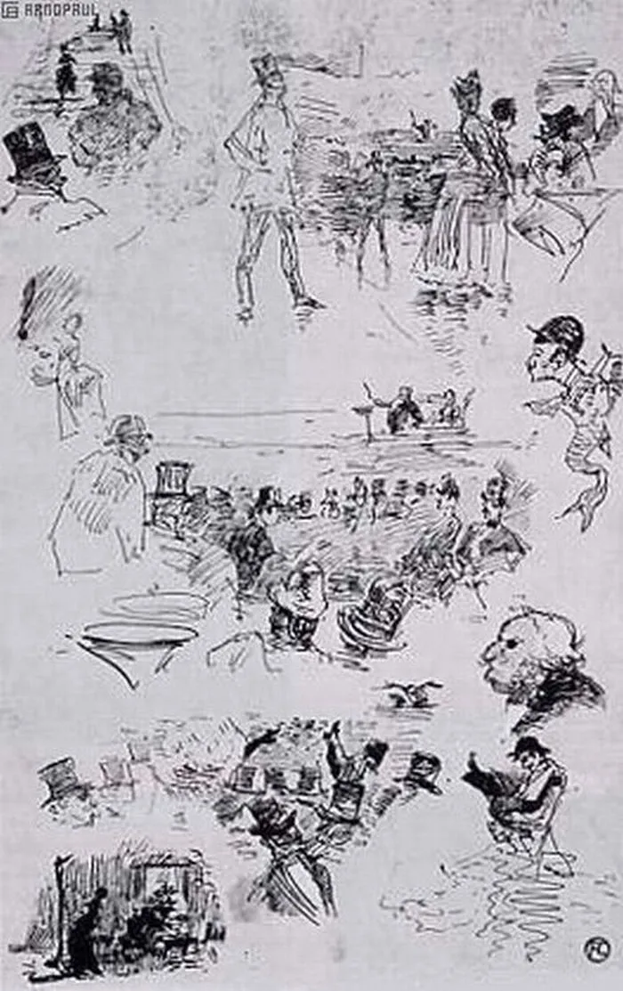 Le quadrille de la chaise Louis XIII, dessiné par Lautrec à l’Élysée-Montmartre, 72 boulevard de Rochechouart