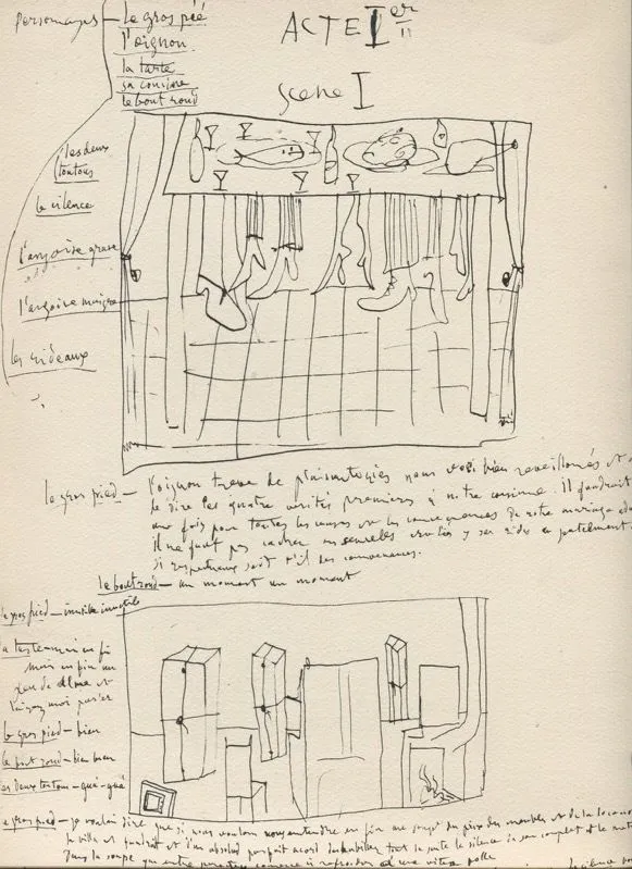 Lecture publique du "Désir attrapé par la queue" de Picasso