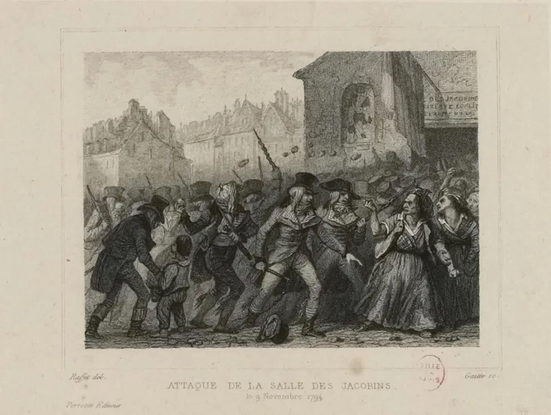  Retrait du corps de Marat du Panthéon et inhumation au cimetière Sainte‑Geneviève (Saint‑Étienne‑du‑Mont)