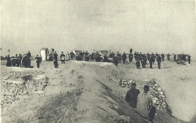 Les troupes envoyées par le général Faron pour occuper Belleville rendent leurs armes aux Fédérés et fraternisent avec la foule