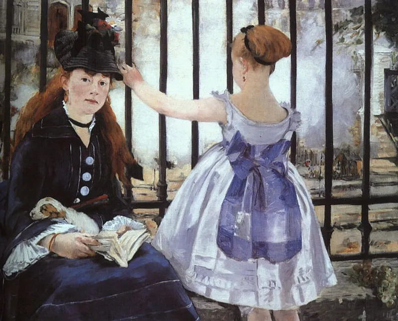 La Gare Saint-Lazare, peinte par Manet au 52 rue de Rome