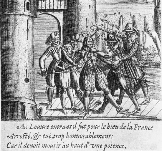 Lieu de l'assassinat de Concini, maréchal d'Ancre, commandité par Louis XIII