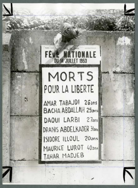 Massacre de militants algériens du 14 juillet 1953