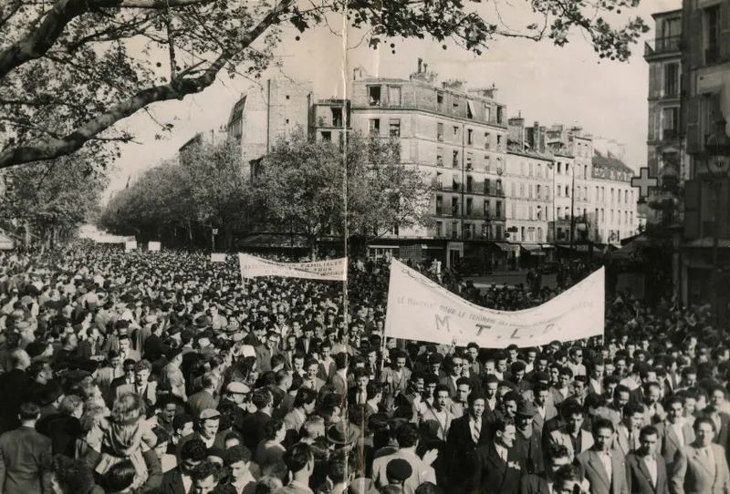 Manifestation du 14 juillet 1953