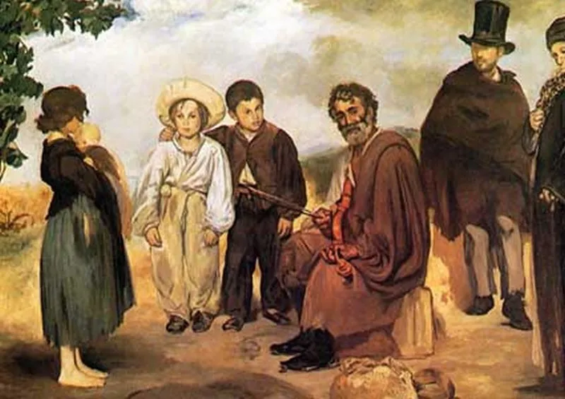 Le Vieux Musicien, par Manet