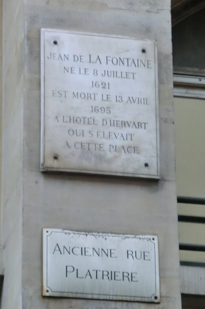 Mort de Jean de La Fontaine chez Mme d'Herwart