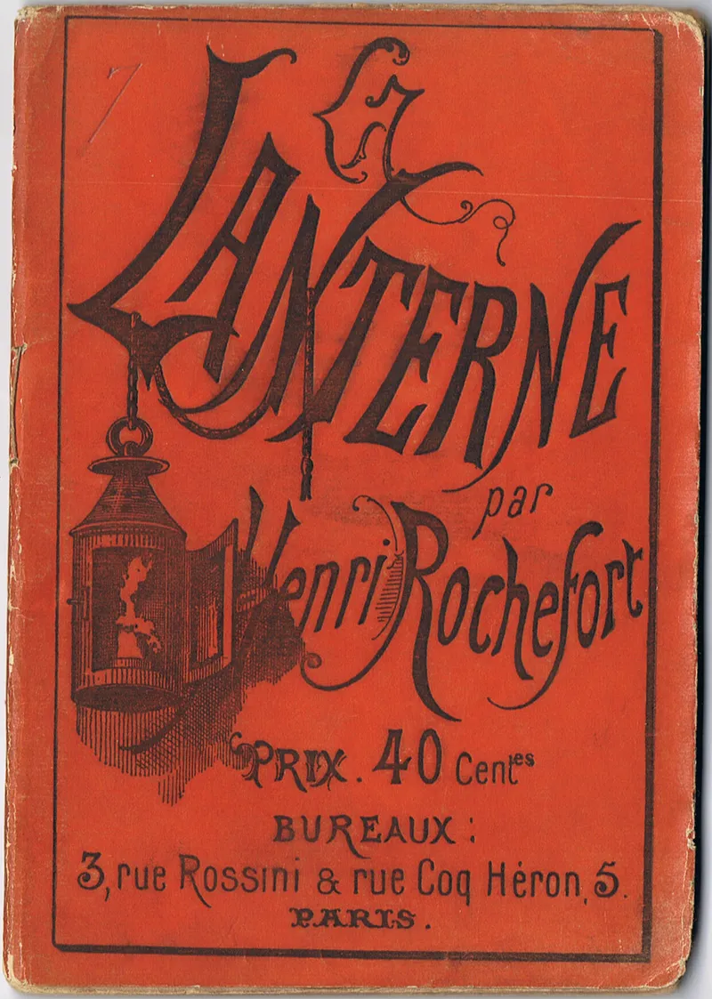 Parution du premier numéro du journal d'opposition "La Lanterne"
