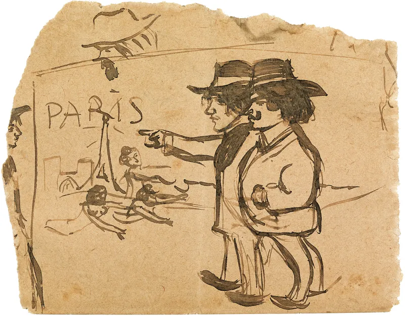 Première exposition parisienne des œuvres de Picasso
