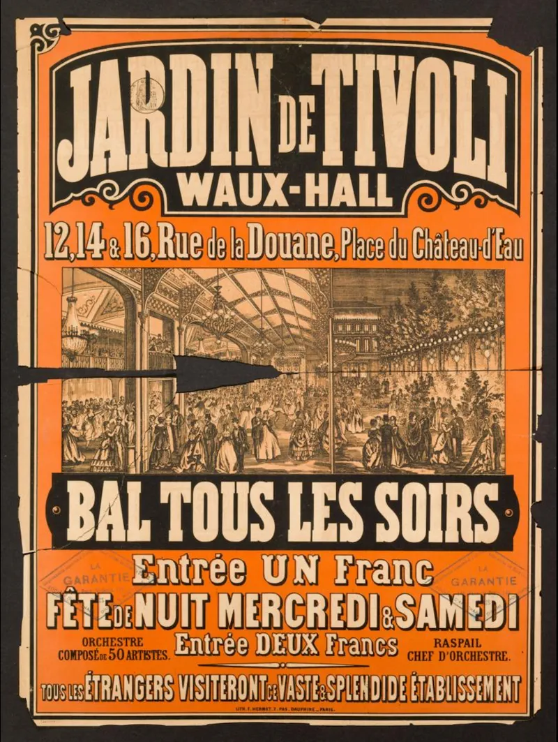 Première réunion publique autorisée au Tivoli Waux-Hall — Conférence sur le salaire des femmes