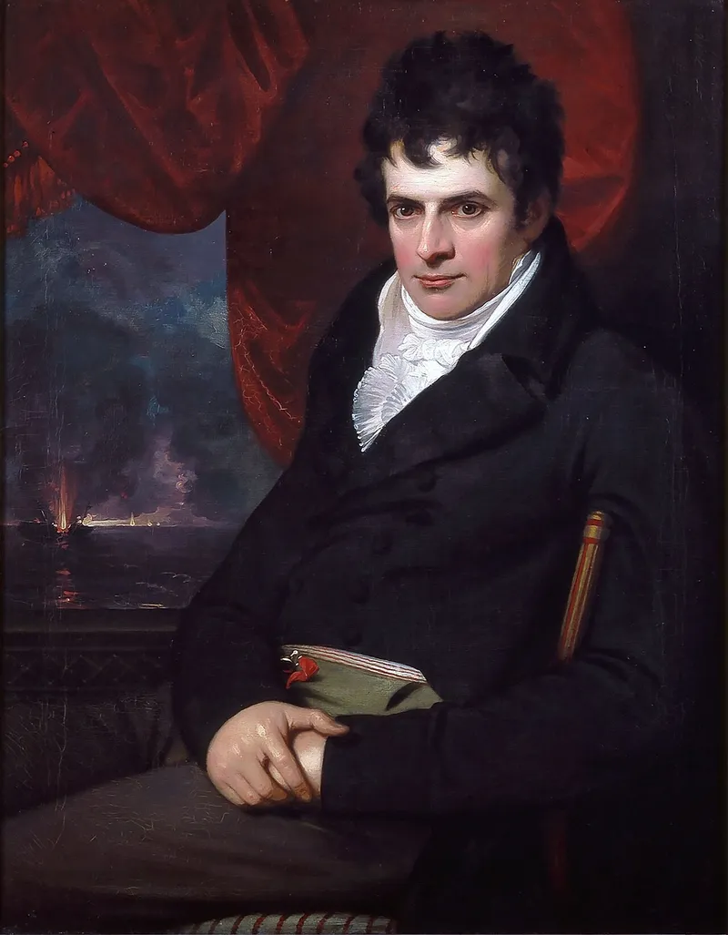 Robert Fulton fait naviguer sur la Seine son "chariot d'eau mû par le feu", et Bonaparte le traite de charlatan