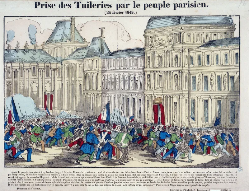 Prise des Tuileries, anonyme, 1848, Carnavalet