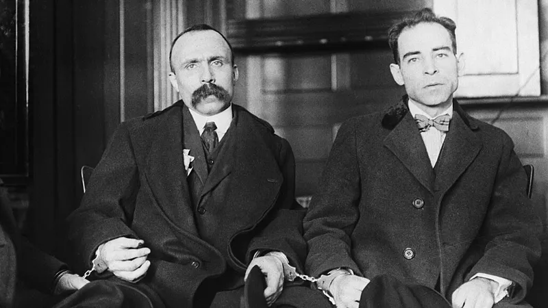Procès de 8 dirigeants du PCF suite aux manifestations de soutien à Sacco et Vanzetti