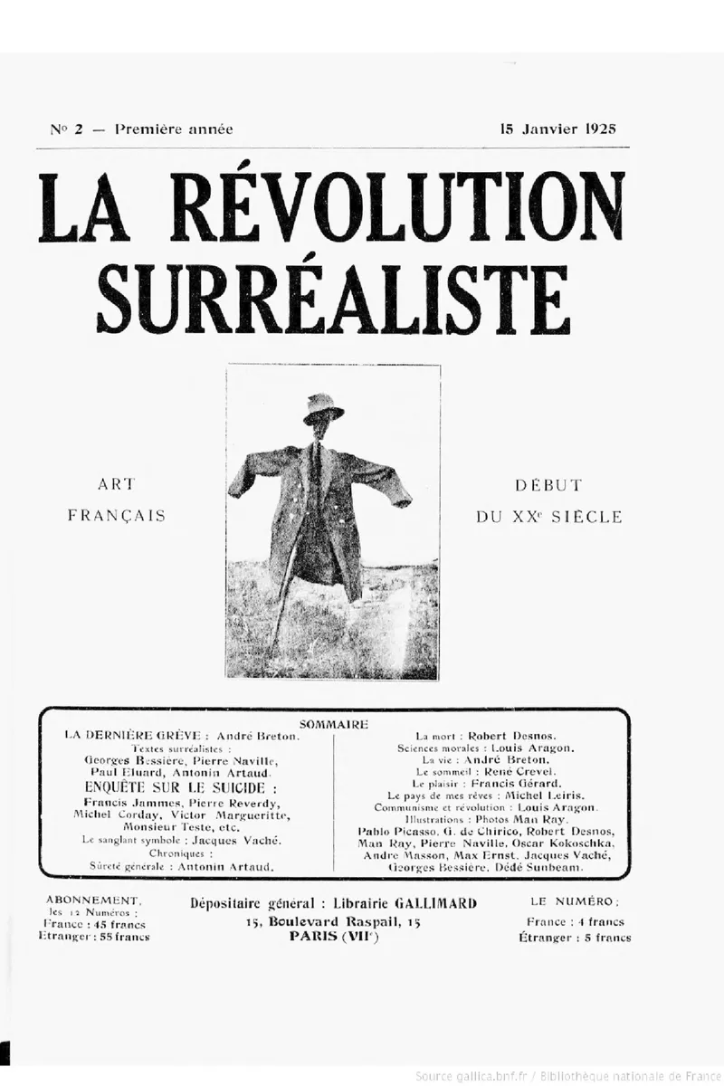 Les surréalistes et les communistes signent ensemble un manifeste contre la guerre coloniale du Rif