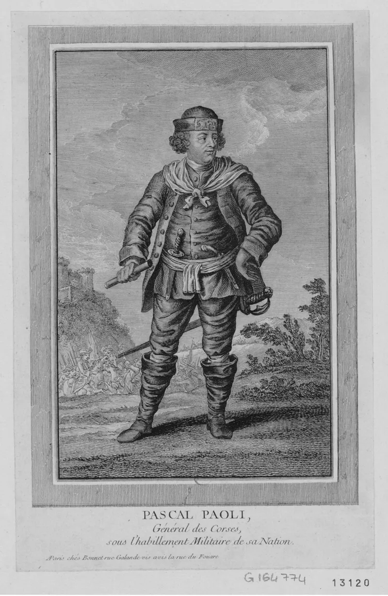 Revue en l'honneur de Pascal Paoli, libérateur de la Corse
