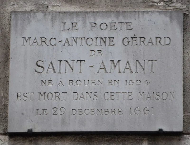 Saint-Amant meurt ici après avoir été roué de coups sur le Pont Neuf pour s'être moqué de Monsieur le Prince