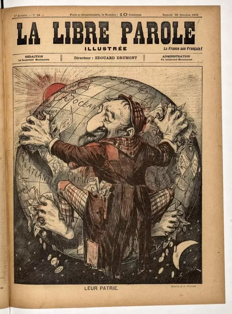 Siège de La Libre Parole, journal réactionnaire, cible de nombreuses manifestations