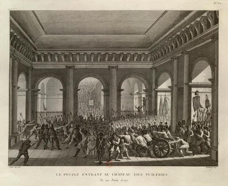 La Fayette rassemble ses fidèles aux Champs-Élysées contre les Jacobins — il n'est pas suivi